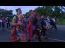 Honduran migrants in Mexico continue journey towards US - Label : AFPTV - First images - Category : News