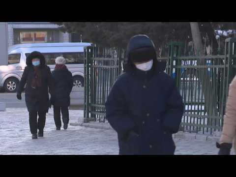 Cold weather hits North Korea's Pyongyang
