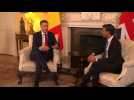 British PM meets Belgian counterpart for talks