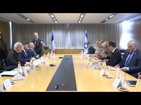 French defence minister holds talks with Israeli counterpart in Tel Aviv