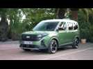 The new Ford Tourneo Courier Design Preview in Bursting Green