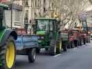 Manifestation des agriculteurs : le convoi des tracteurs dans le centre-ville de Perpignan