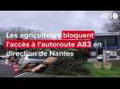 VIDÉO. En Vendée, les agriculteurs bloquent l'accès à l'A83 en direction de Nantes