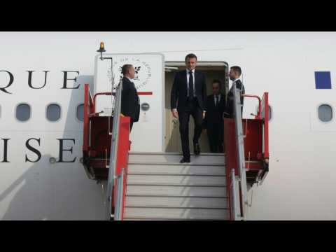 France's Macron arrives in India for two-day visit