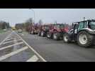 Ruitz : les agriculteurs se mettent en route pour bloquer le péage de Béthune