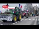 VIDÉO. Une centaine de tracteurs défilent dans le centre-ville de Rennes