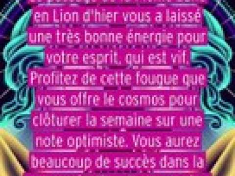 Horoscope du jour du vendredi 26 janvier 2024