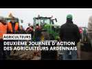 Deuxième journée de mobilisation des agriculteurs ardennais