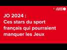 VIDÉO. JO 2024 : Mbappé, Mayer, Darleux... Ces stars du sport français pourraient manquer les Jeux