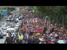 Thousands protest on Australia Day in solidarity with indigenous people
