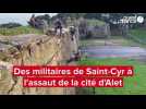 VIDEO. Une impressionnante manoeuvre militaire dans un fort de Saint-Malo
