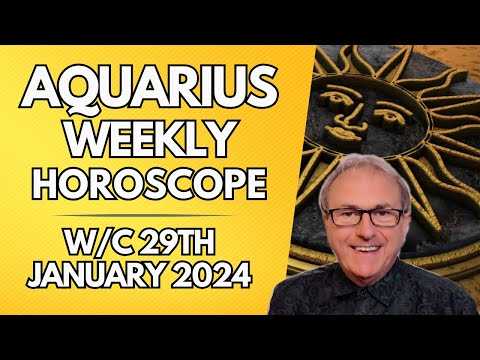 Aquarius Horoscope Weekly Astrology from 29th January 2024