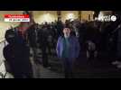 VIDÉO. Des militants antifascistes accueillent Guillaume Peltier (Reconquête) à Ouistreham
