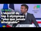 JO de Paris 2024 : Macron fixe encore l'objectif du Top 5 pour la France