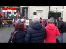 À Laval, une trentaine de militants réclament la fermeture de l'abattoir de Craon