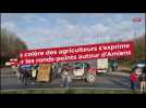 Amiens : les agriculteurs en colère filtrent la circulation au nord de la ville