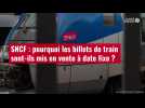 VIDÉO. SNCF : pourquoi les billets de train sont-ils mis en vente à date fixe ?