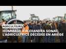 Hommage à Alexandra Sonac, l'agricultrice décédée en Ariège