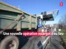 Opération escargot des agriculteurs à Tarbes