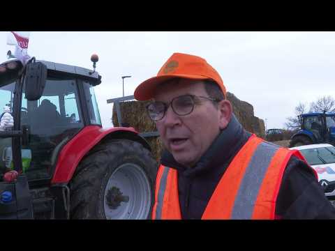 "They forget about us" French farmer laments as blockades continue