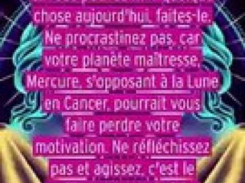 Horoscope du jour du mercredi 24 janvier 2024