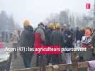 Après six jours de mobilisation, les agriculteurs du Lot-et-Garonne vont lever leur camp sur l'A62