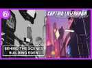Captain Laserhawk: A Blood Dragon Remix | Behind the scenes |  Backgrounds design: Building Eden