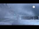 VIDÉO. Trente secondes de tempête à Saint-Malo