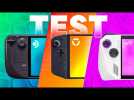 La MEILLEURE Console Portable PC ? ROG Ally vs Steam Deck LCD vs Legion Go