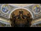 Les travaux de restauration du Baldaquin de la basilique Saint-Pierre débutent au Vatican