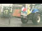 Farmers in northern France take part in tractor convoy protest