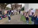 Manifestation contre une fermeture de classe à Osly-Courtil 2