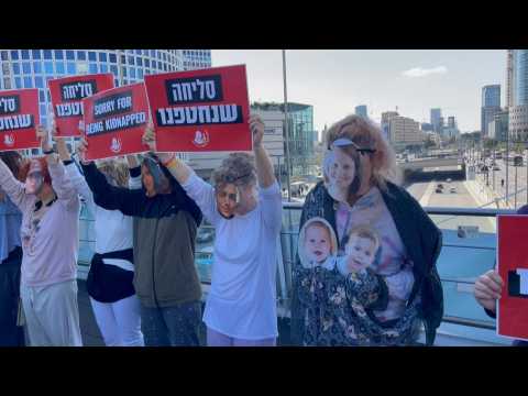 Israelis rally in Tel Aviv for release of Hamas-held hostages