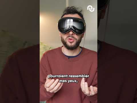 Ce ne sont pas vos vrais yeux dans l'Apple Vision Pro #shorts
