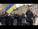 Valenciennes : hommages, chants et danses pour la paix en Ukraine