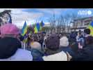 VIDÉO. À Lorient, l'hymne national ukrainien est entonné au son du biniou
