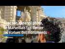Avec son appareil photo, ce Marseillais fait danser les statues des monuments