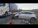 Rinxent : collision entre une voiture et un poids lourd