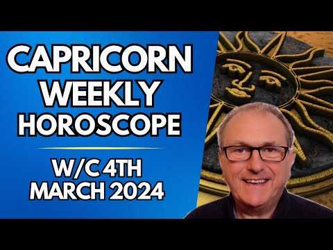 Capricorn Horoscope Weekly Astrology from 4th March 2024
