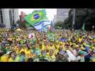Des milliers de partisans de l'ancien président Bolsonaro réunis à Sao Paulo
