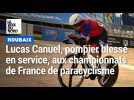 Roubaix : Lucas Canuel, pompier blessé en service, aux championnats de France de paracyclisme sur piste