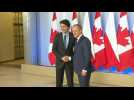 Warsaw: Polish Prime Minister Donald Tusk welcomes Canadian counterpart Justin Trudeau