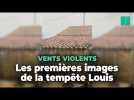 Les premières images de la tempête Louise en France