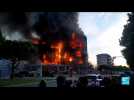 Espagne : au moins quatre morts et 14 disparus dans l'incendie d'un immeuble à Valence