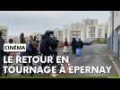 Tournage du film Le Retour à Epernay