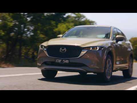 Mazda CX-5 Akera Petrol Turbo AWD in Zircon Sands Driving Video