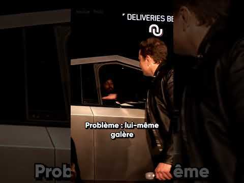 Personne n’arrive à ouvrir le Tesla Cybertruck, même pas Elon Musk #shorts