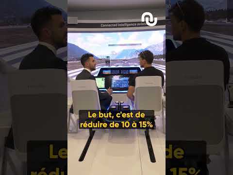 Le cockpit du futur qui rend l'avion plus écologique #shorts