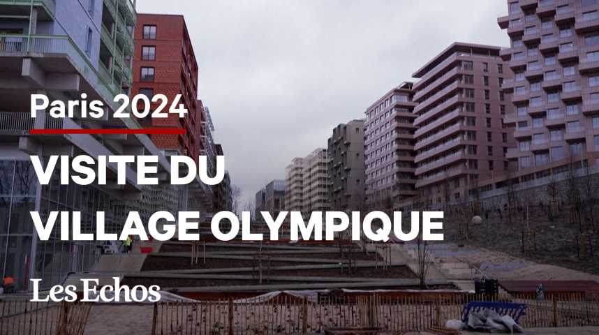 Illustration pour la vidéo Les images du village olympique des JO de Paris 2024