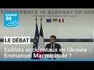Soldats occidentaux en Ukraine : Emmanuel Macron isolé ?